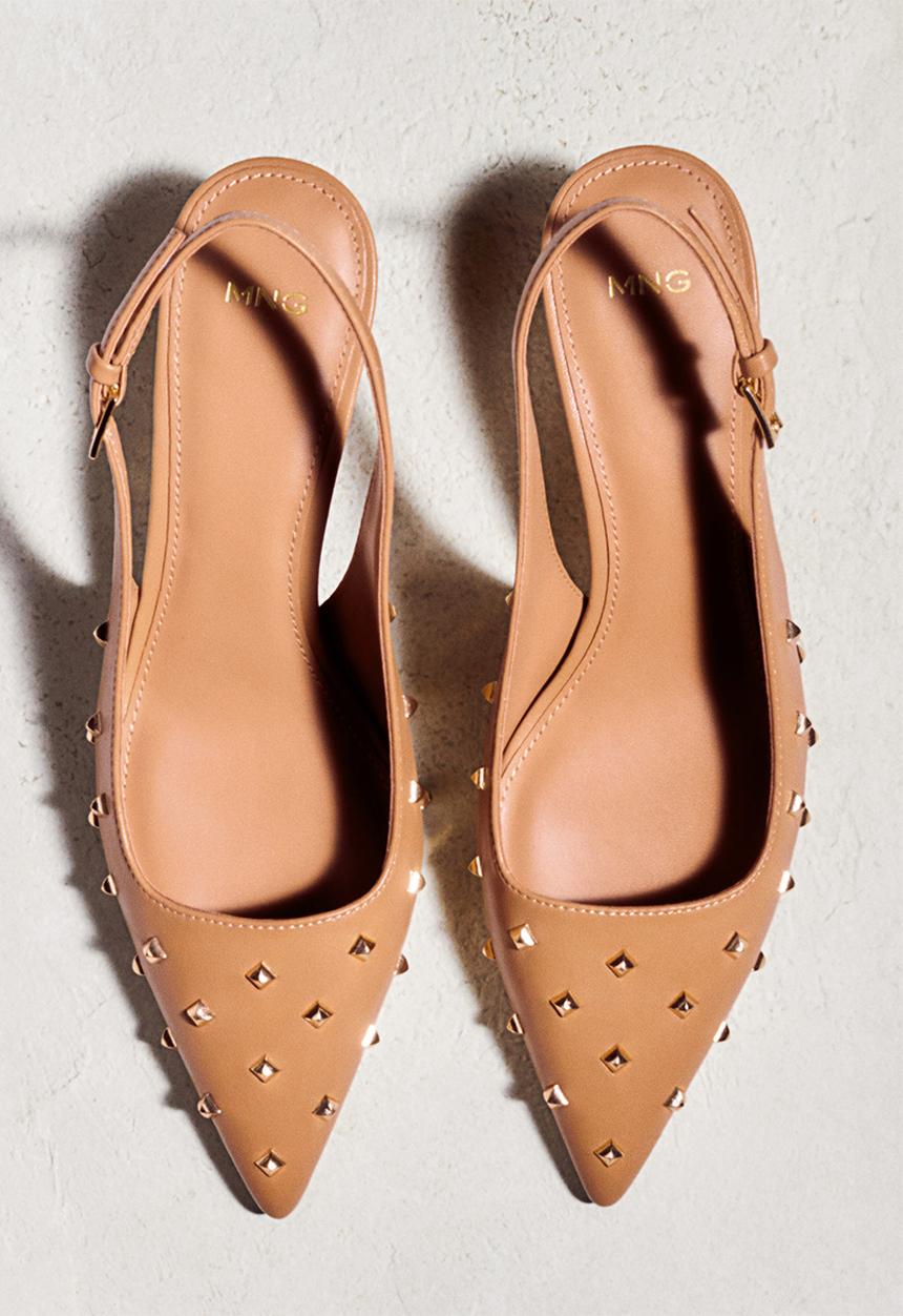 MANGO - Tachi slingback - medium brown