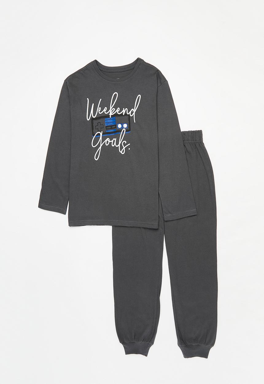 Pop Candy - Pj set - charcoal
