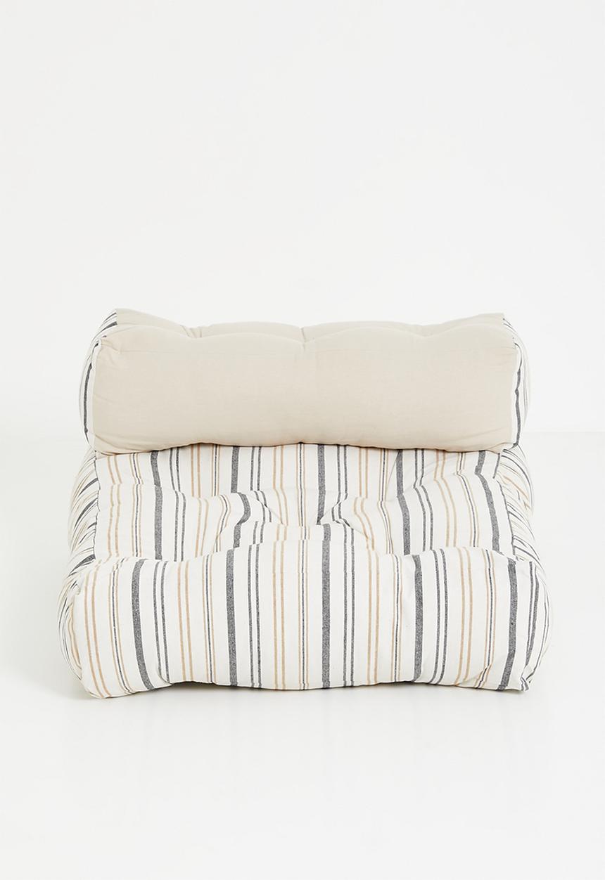 Sixth Floor - Wendy woven floor pouf - multi
