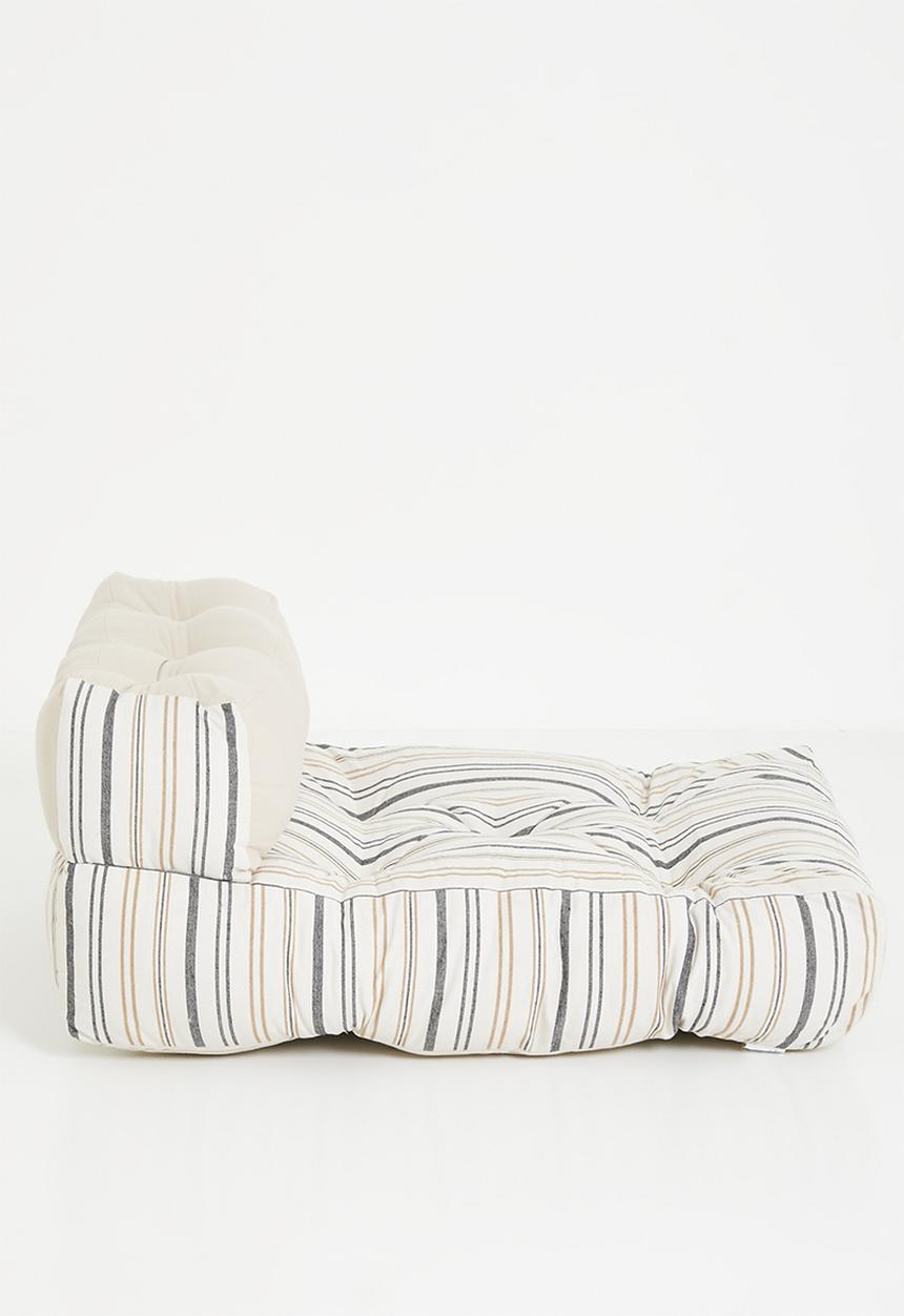 Sixth Floor - Wendy woven floor pouf - multi
