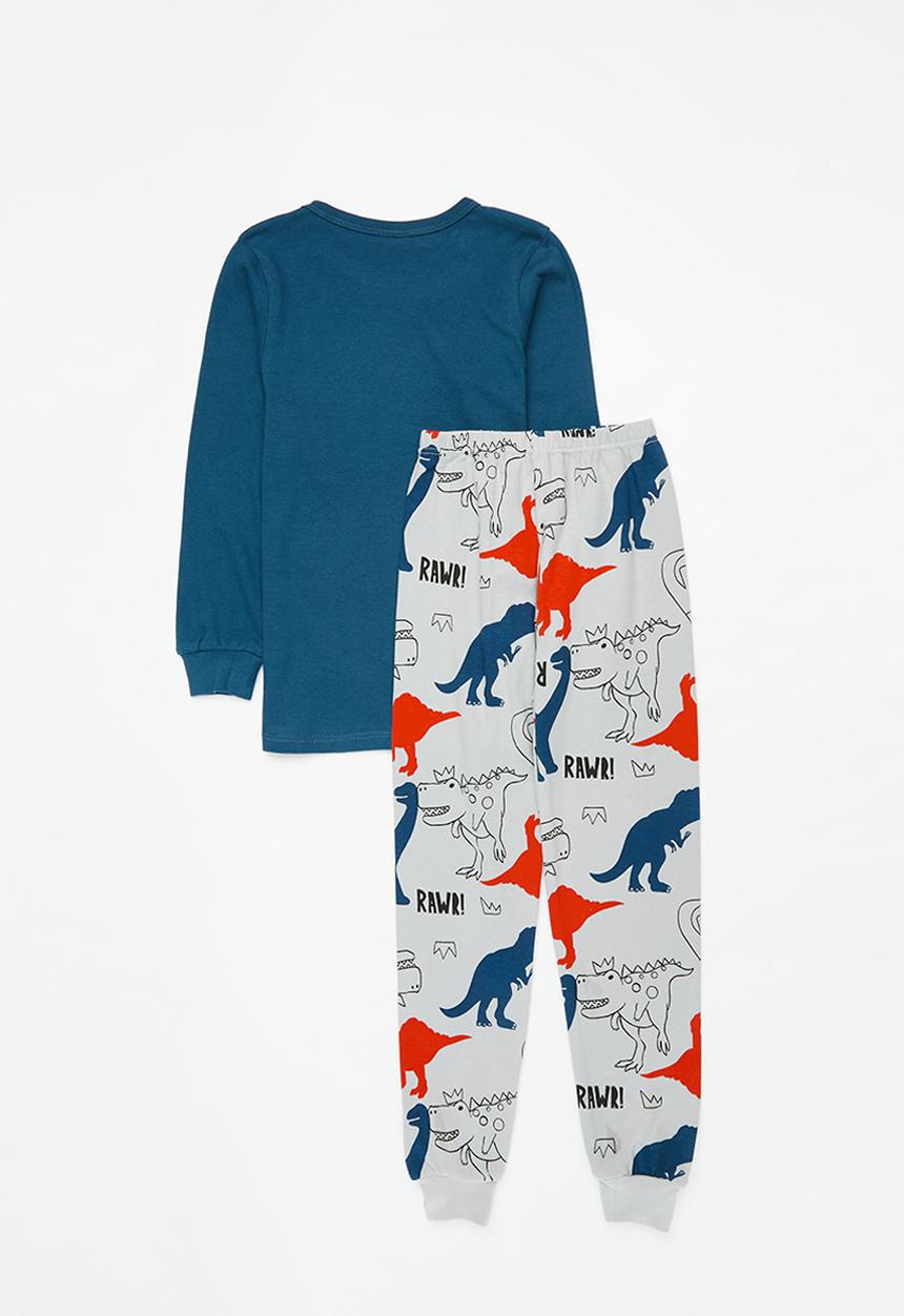 Pop Candy - Printed pj set - light & dark blue