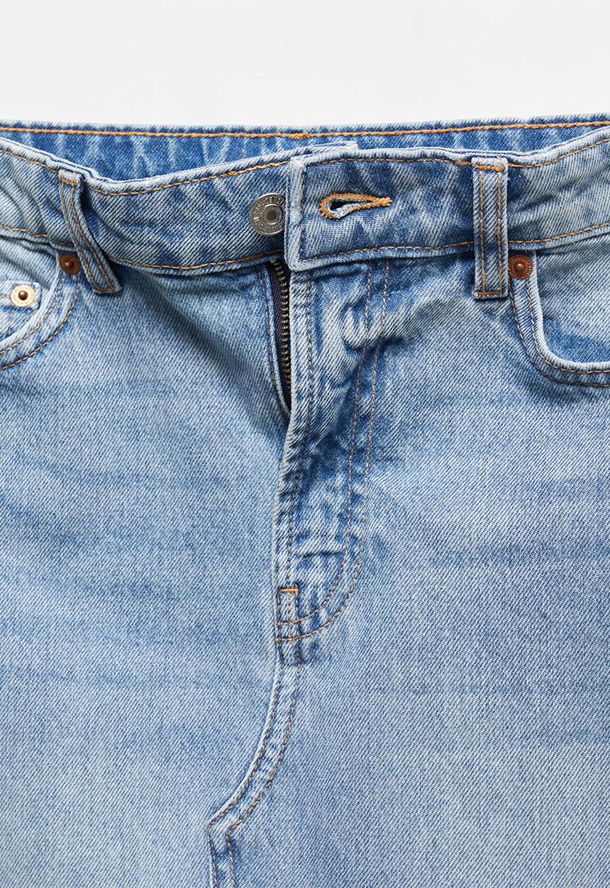 MANGO - Skirt sole - open-blue