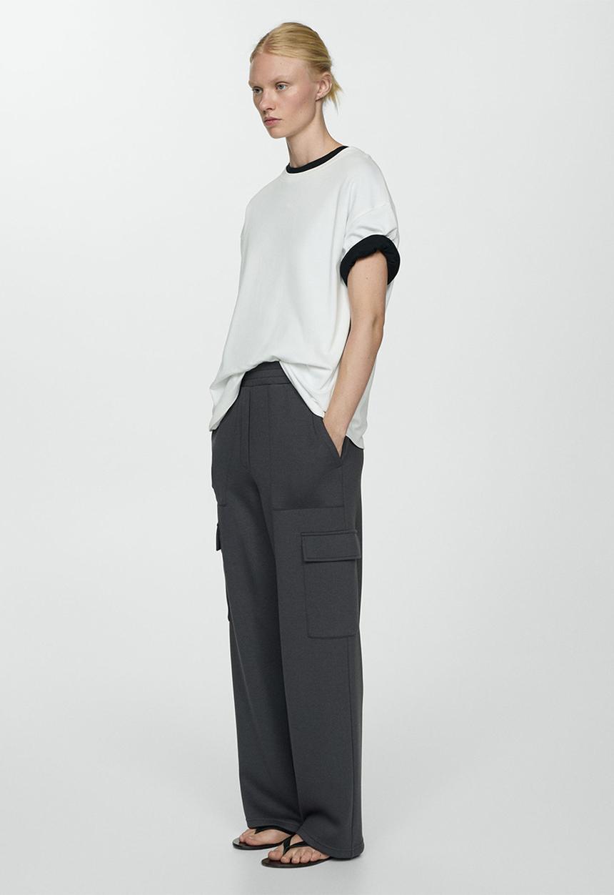 MANGO - Trousers bremo - charcoal