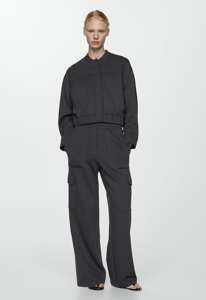 MANGO - Trousers bremo - charcoal