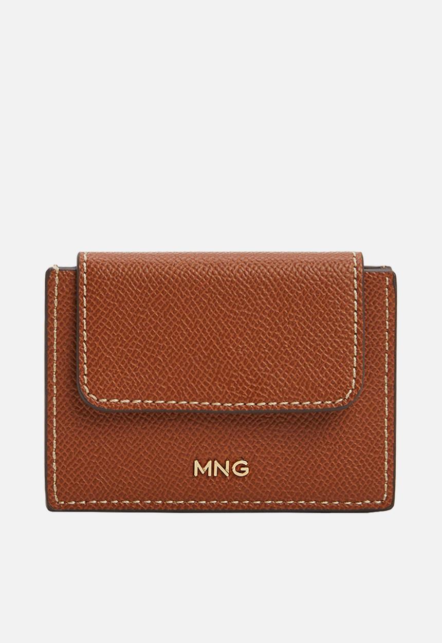 MANGO - Card holder m socorro - medium brown