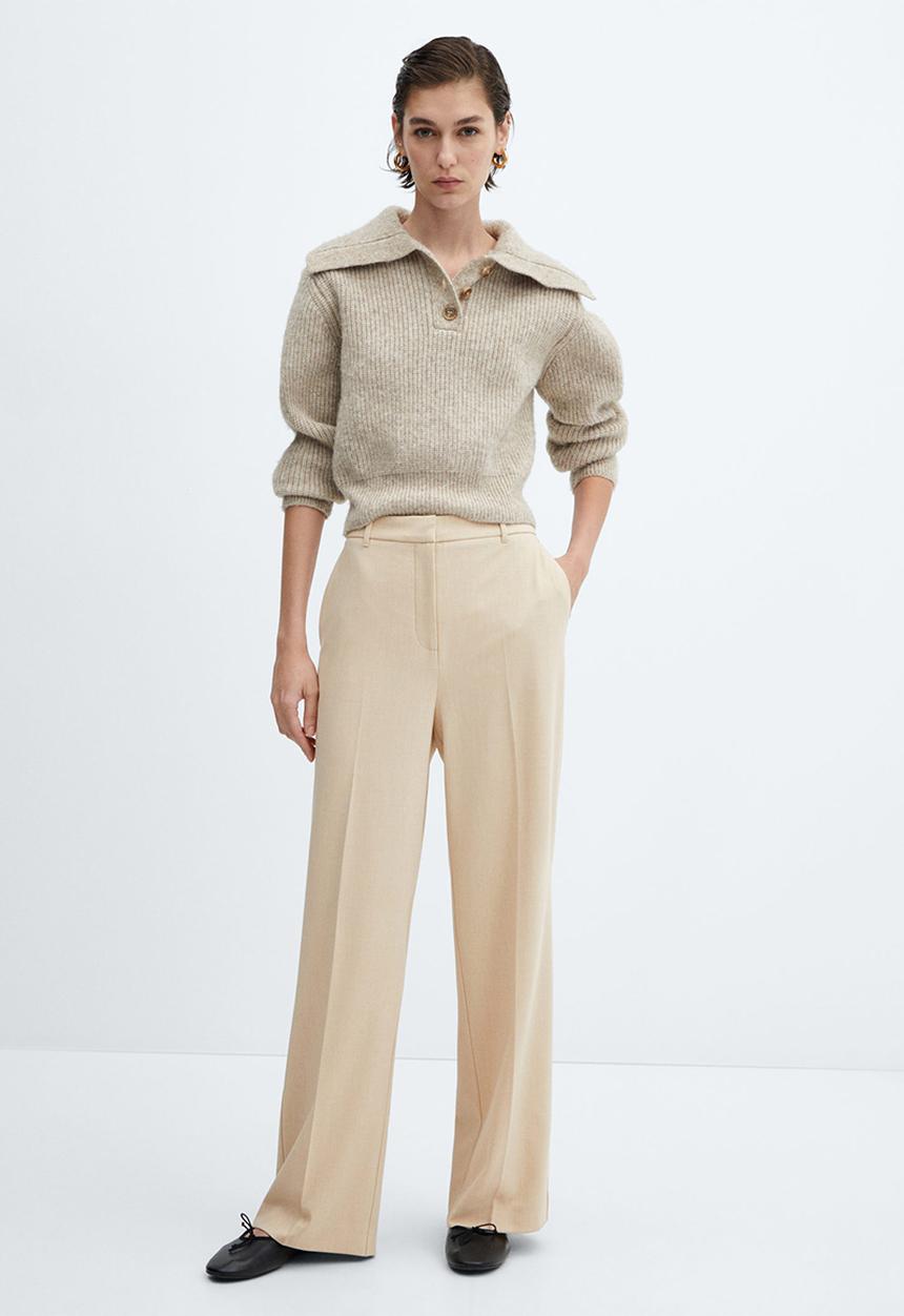 MANGO - Trousers carlosv - light beige