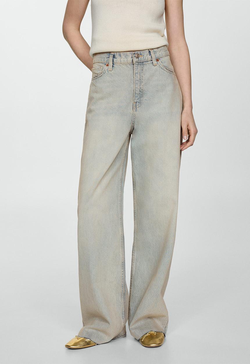 MANGO - Jeans denver - open-blue