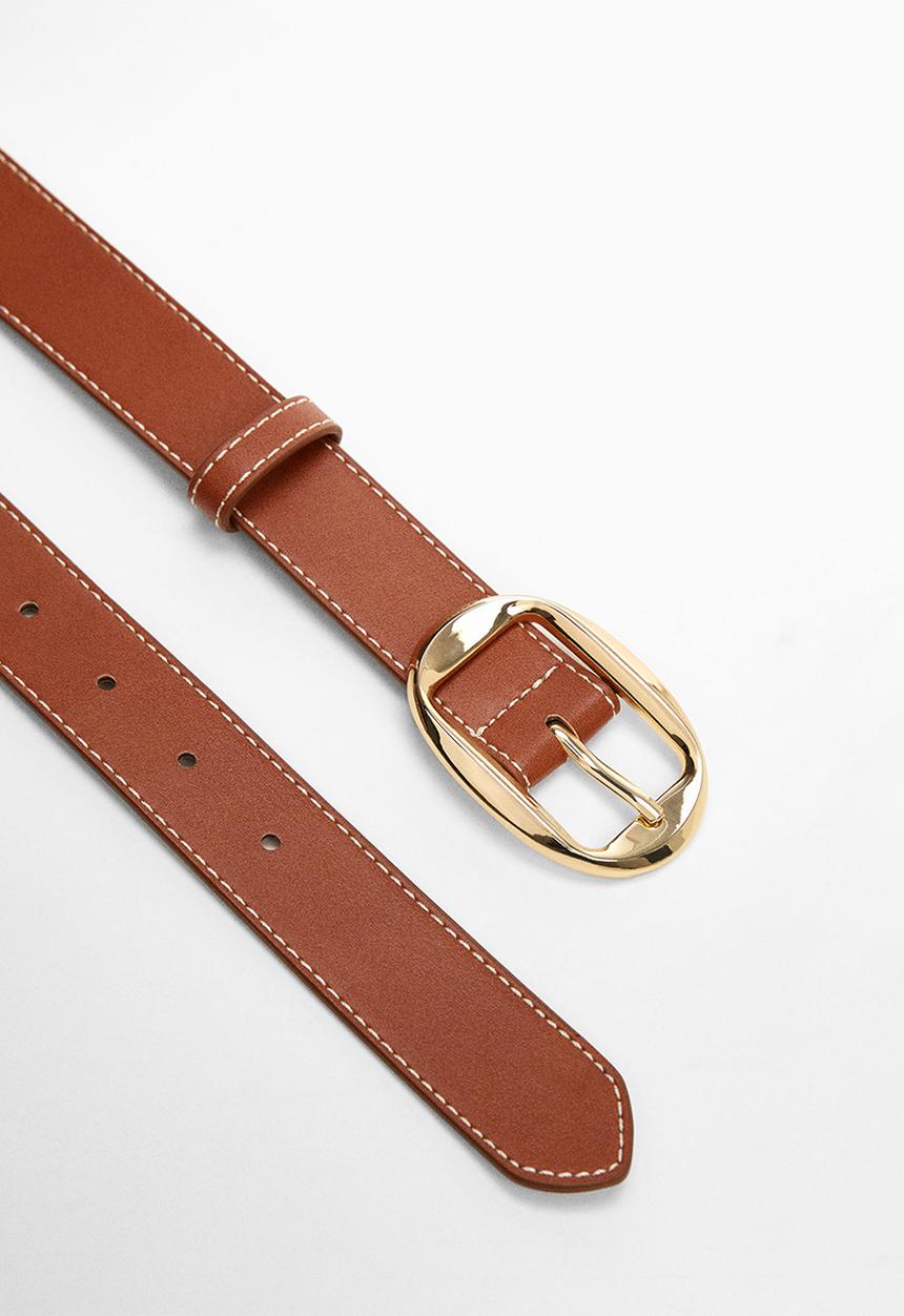 MANGO - Belt bile - brown