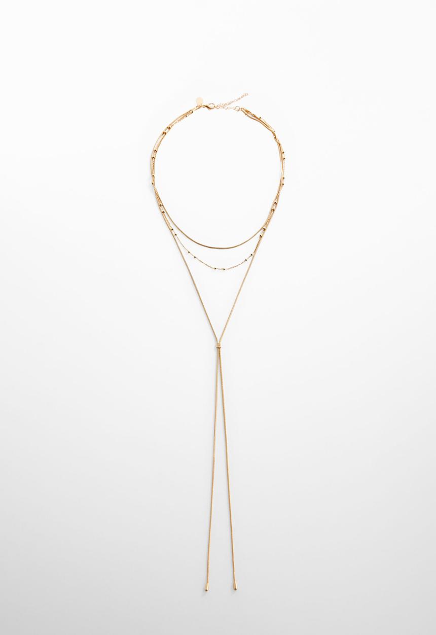 MANGO - Necklace fancy - gold