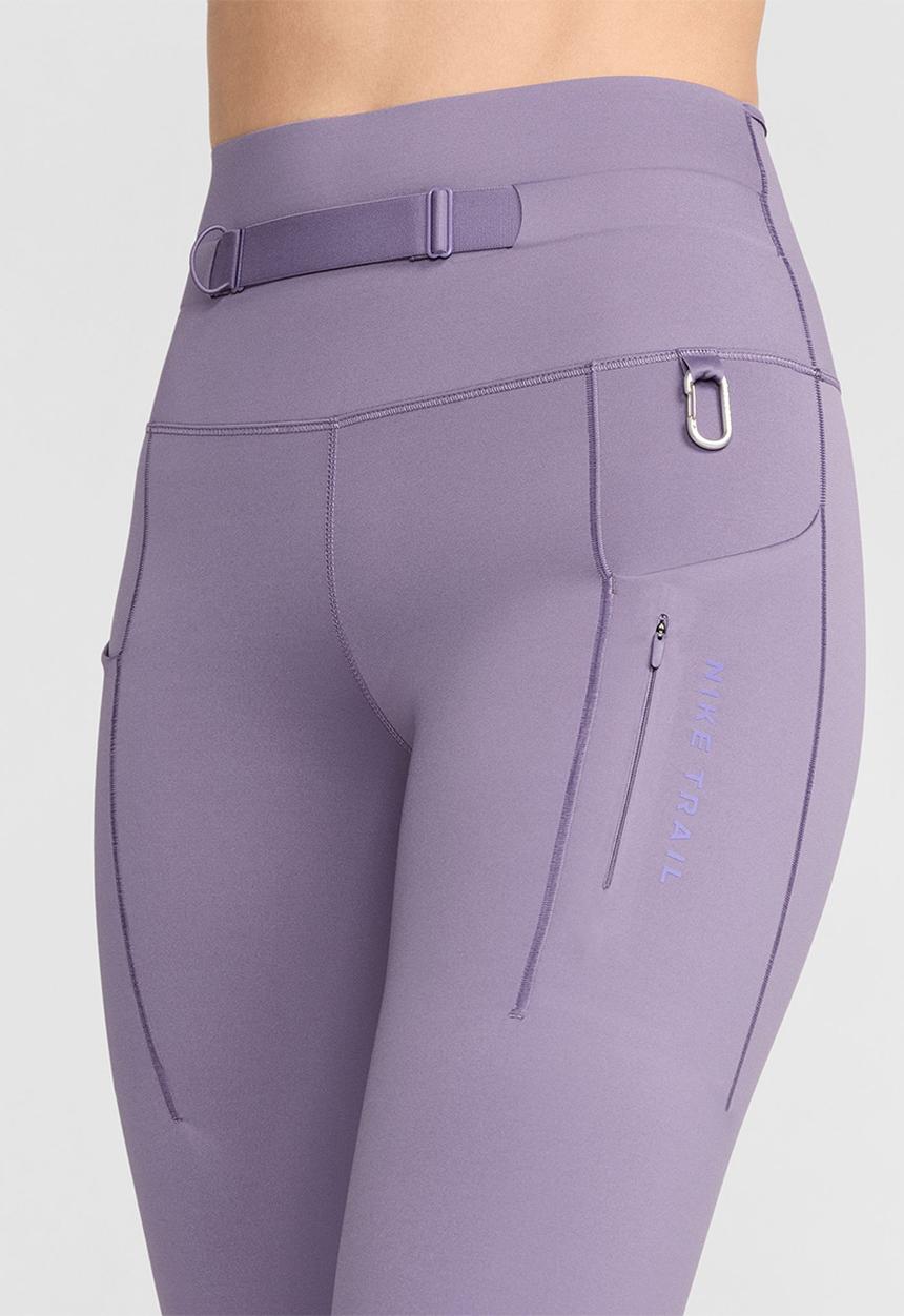 Nike - Nike Trail Women's Firm-Support 7/8 Leggings - Lilac Bloom