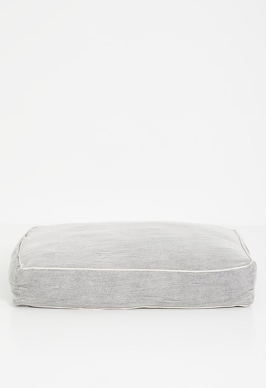 Sixth Floor - Waffle Floor Cushion - Grey