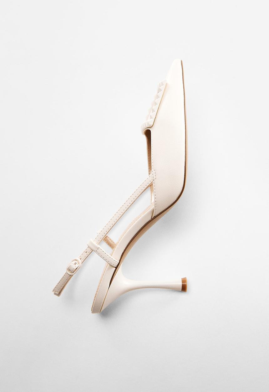 MANGO - Tone slingback court - light beige