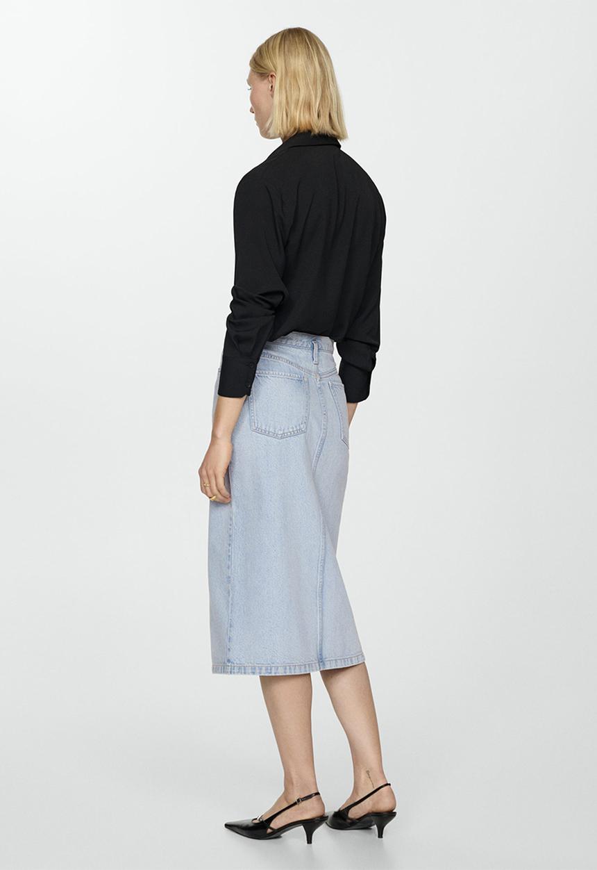 MANGO - Skirt soleil - open-blue