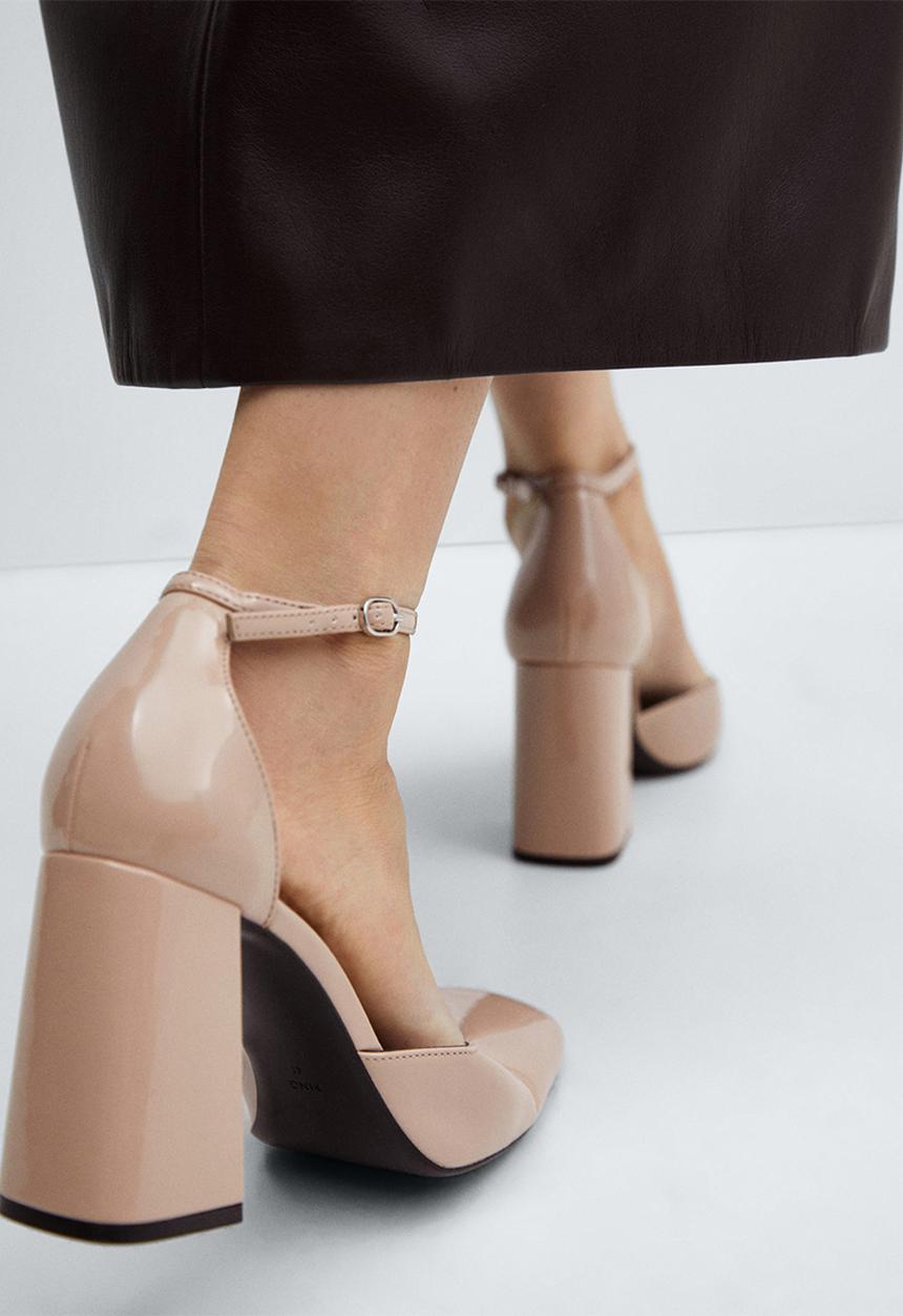 MANGO - Fina 1 block heel - light pastel pink