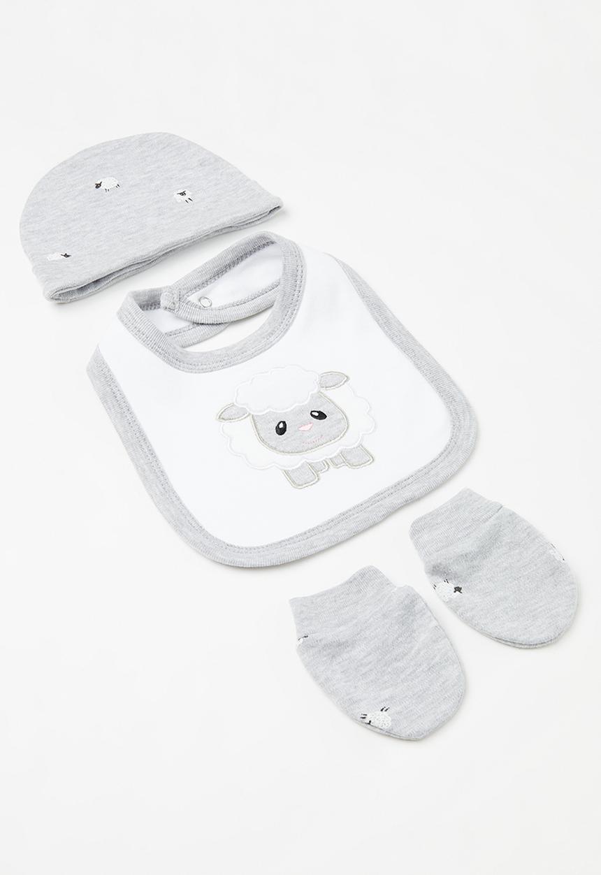 Pop Candy - 5 Piece romper set - grey
