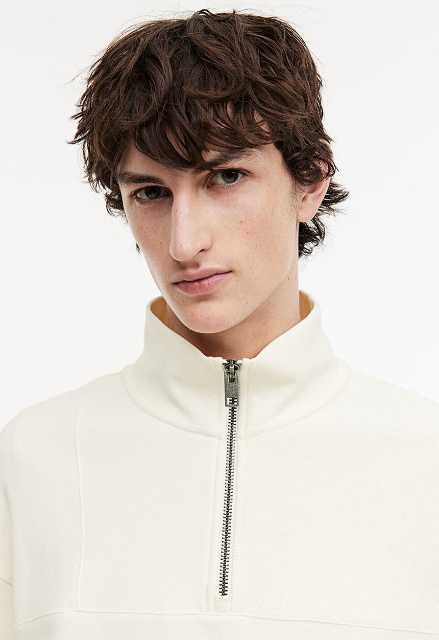 H&M - Loose fit sweatshirt - cream 