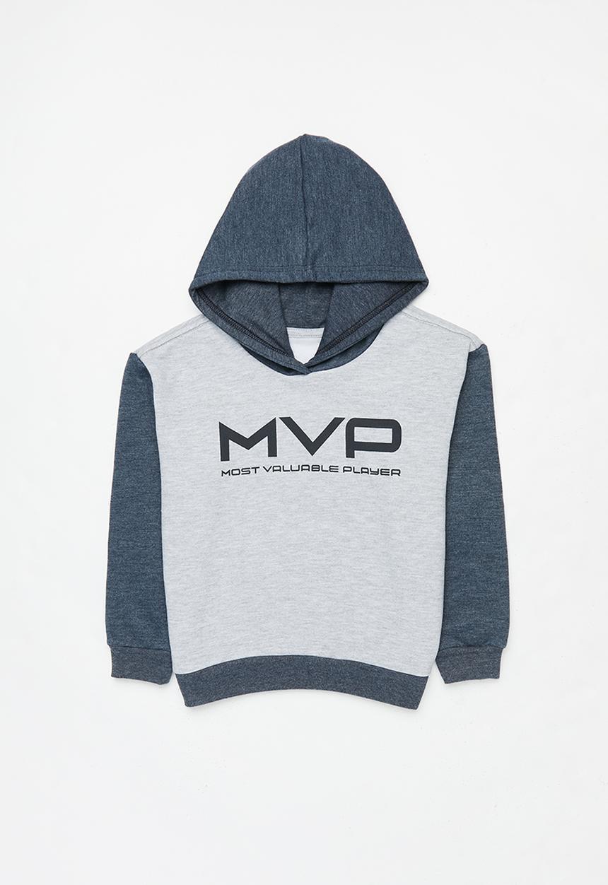 Pop Candy - 2 Pack hoodie - grey & royal