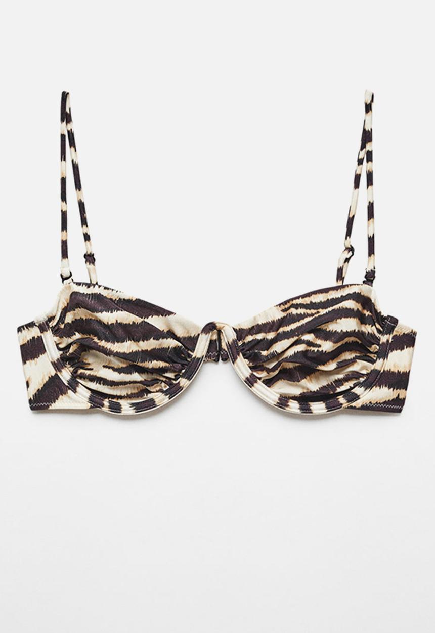 MANGO - Underwired bikini top - black