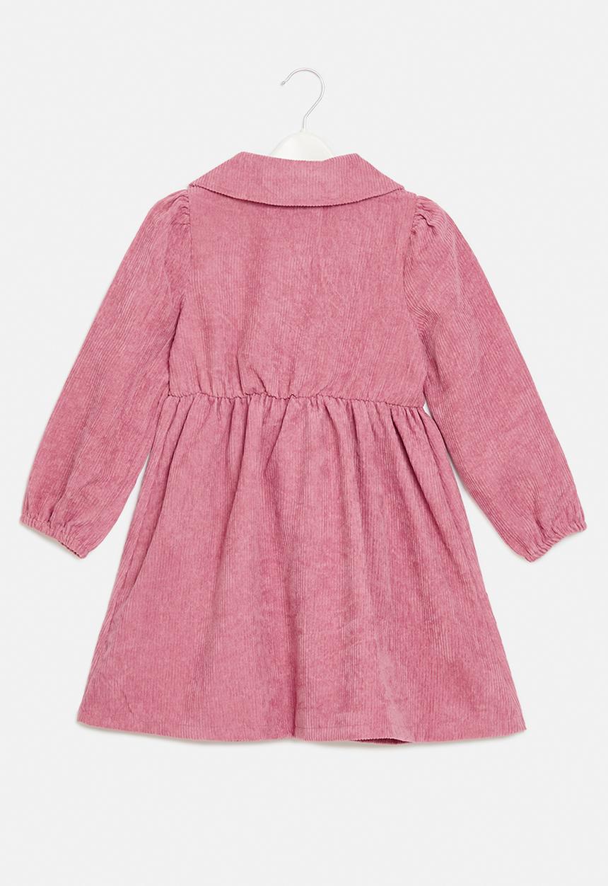 Pop Candy - corduroy dress & bag set - pink