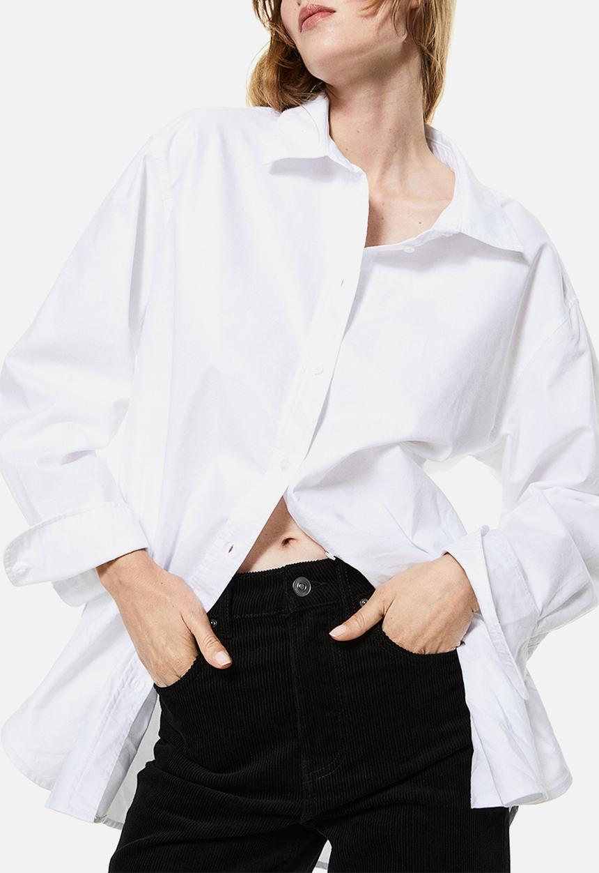 H&M - Corduroy trousers - black