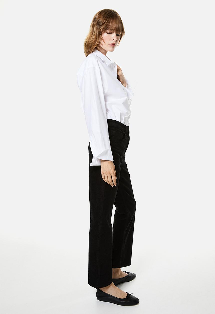 H&M - Corduroy trousers - black