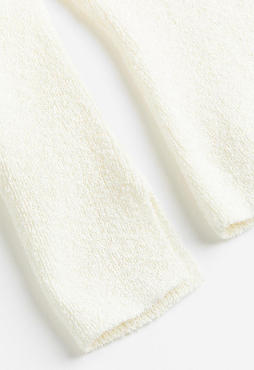H&M - Bouclé top - cream