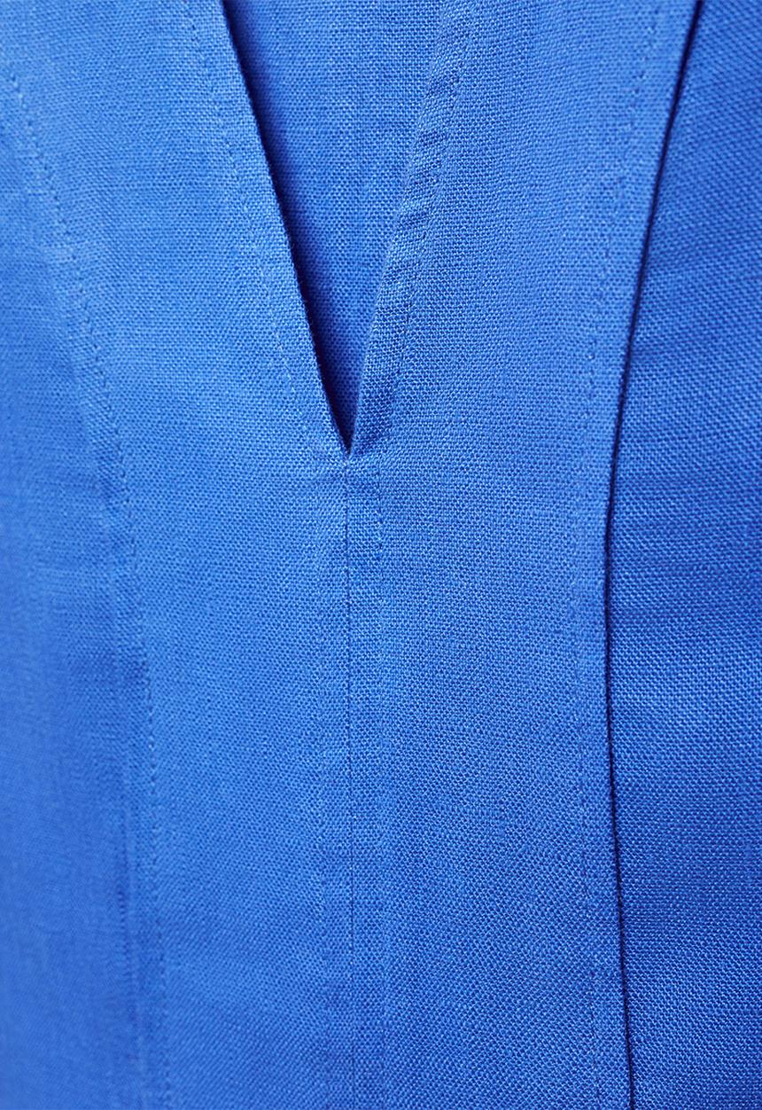 MANGO - Dress ordago-a - medium blue