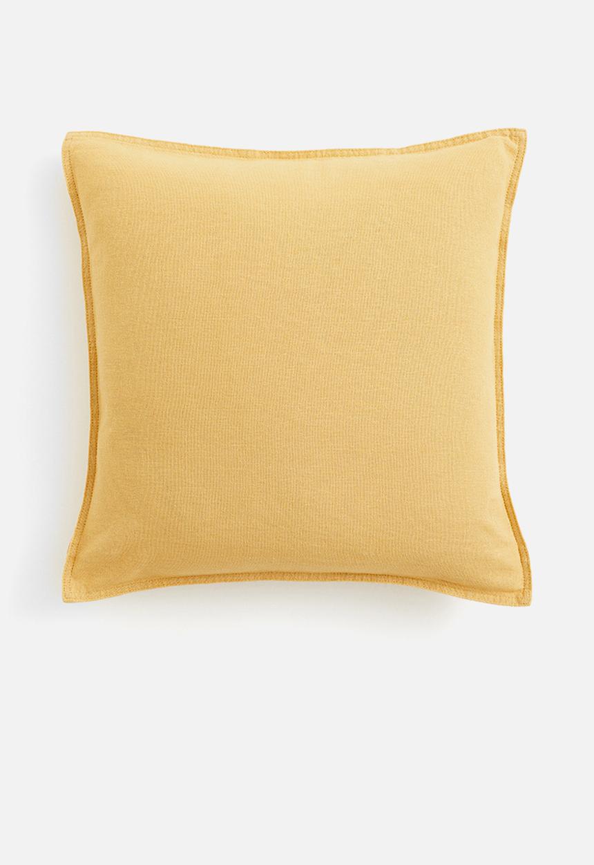H&M - Linen-blend cushion cover - yellow
