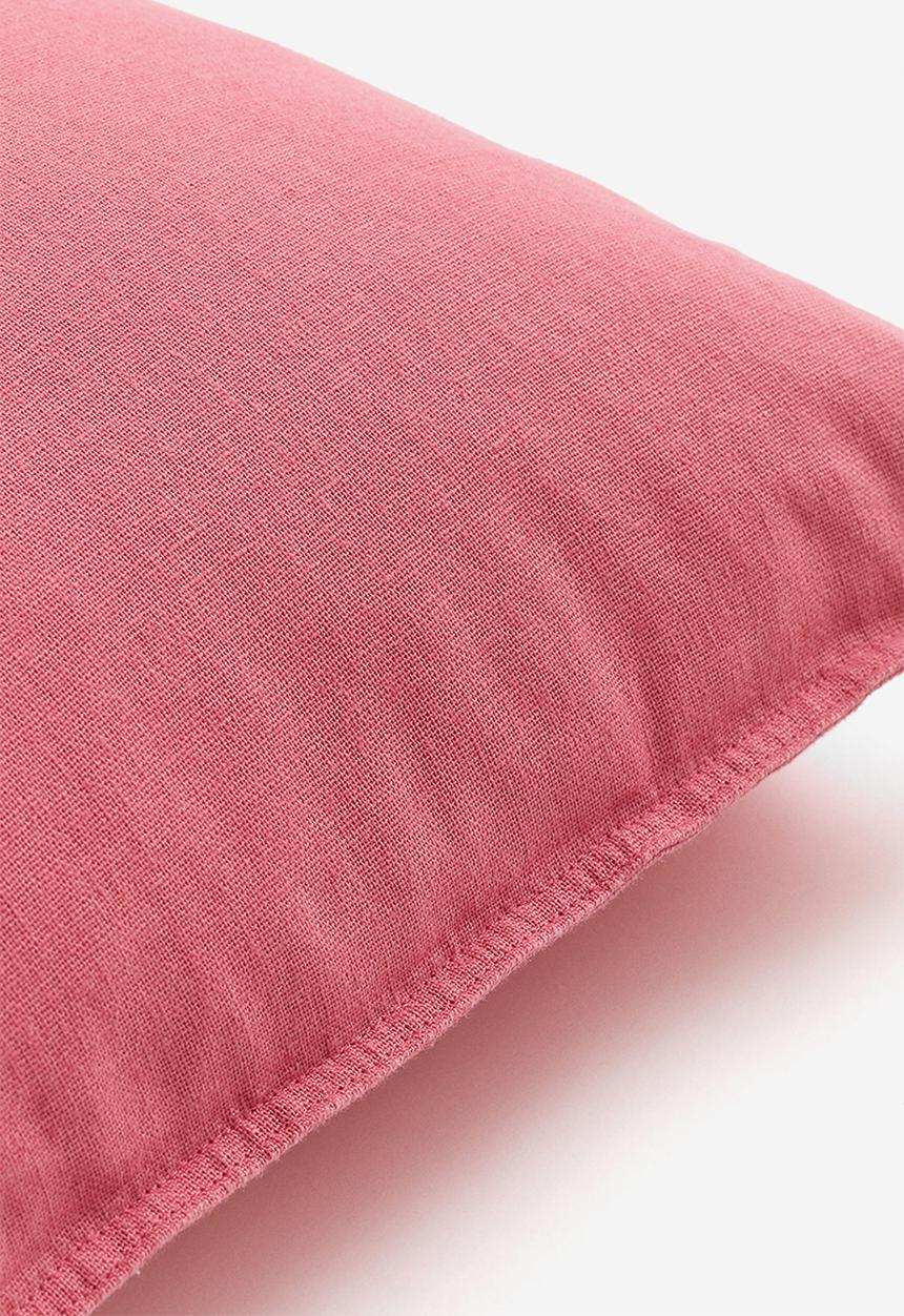 H&M - Linen-blend cushion cover - deep pink
