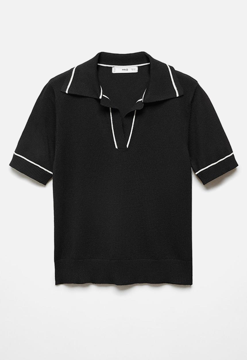 MANGO - Sweater vert - black