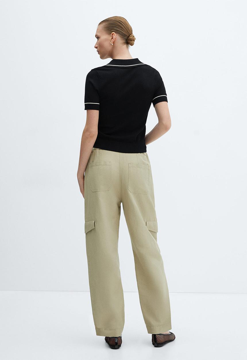 MANGO - Sweater vert - black