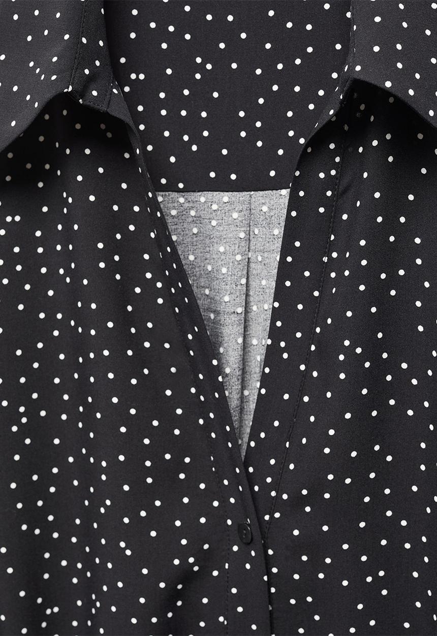 MANGO - Dress apple - black