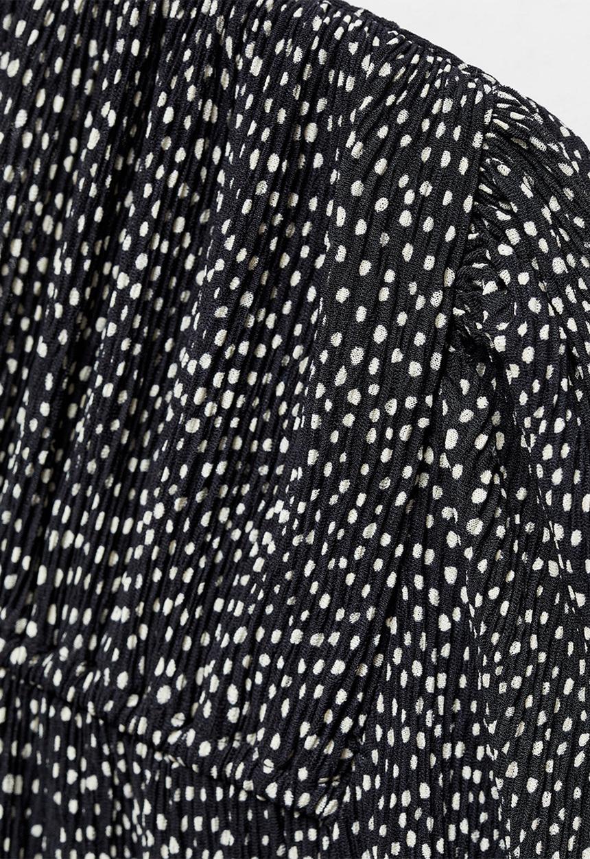 MANGO - Dress pomelo - black