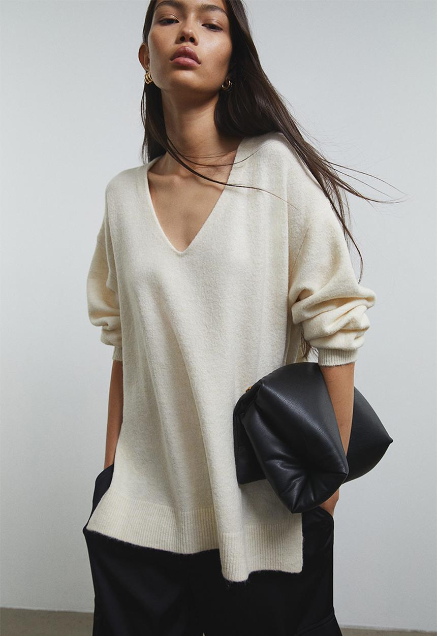 H&M - Oversized jumper - cream