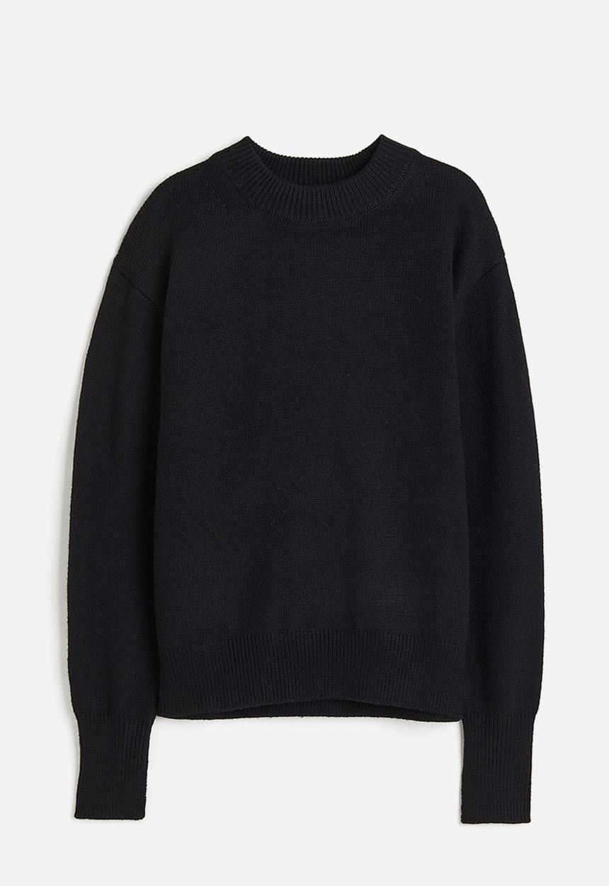 H&M - Fine-knit jumper - black