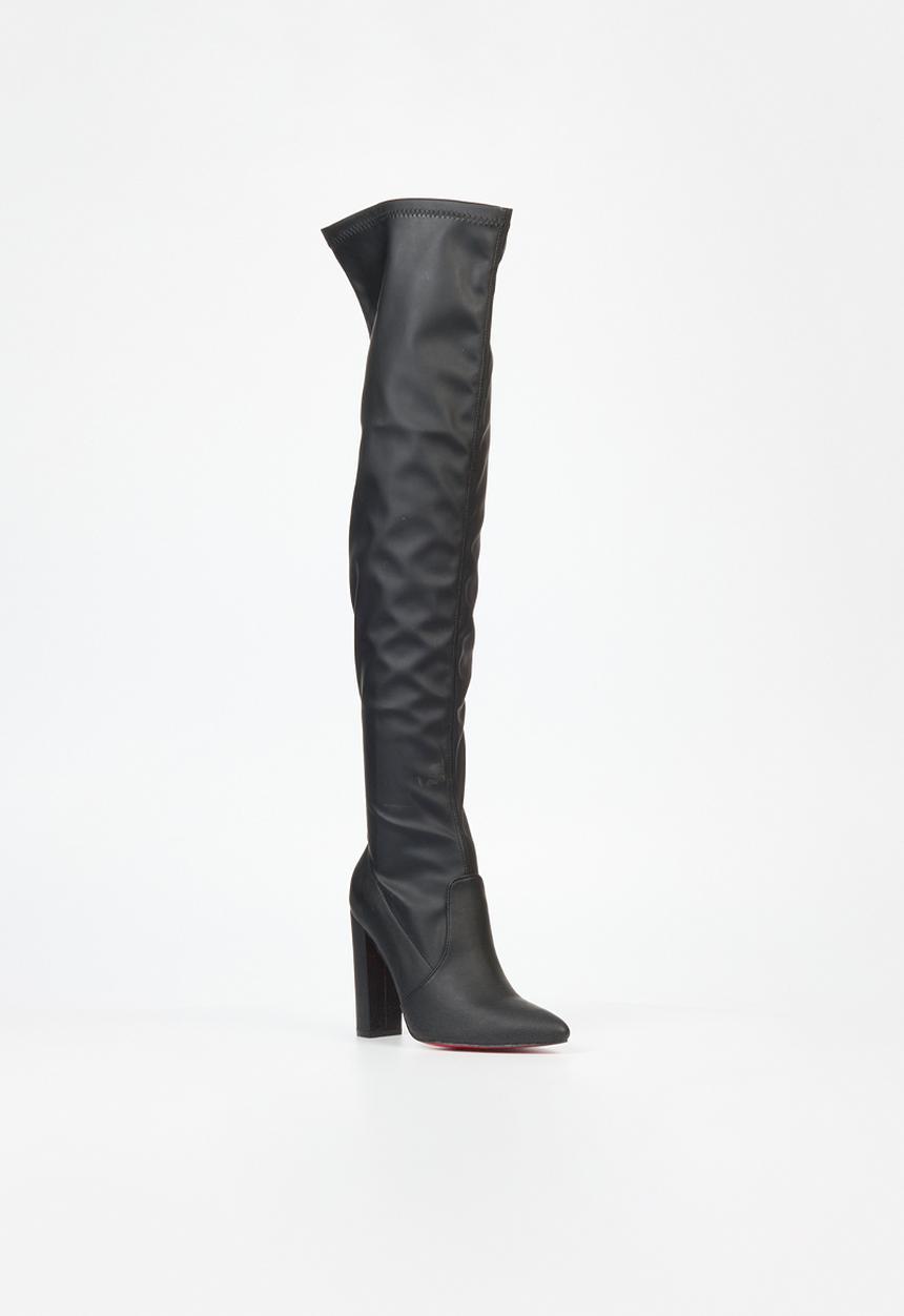 Miss Black - Revenge 1 over the knee boot - black