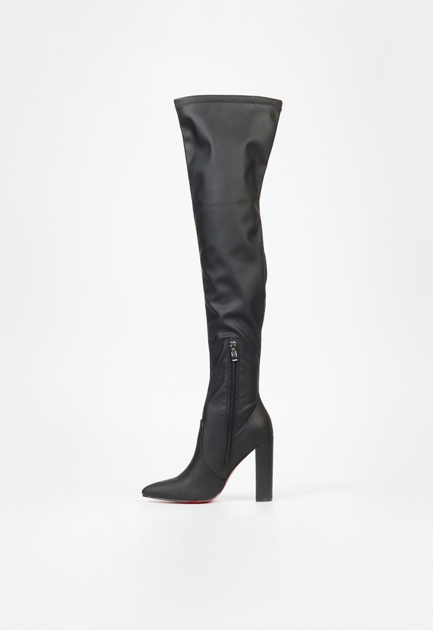 Miss Black - Revenge 1 over the knee boot - black
