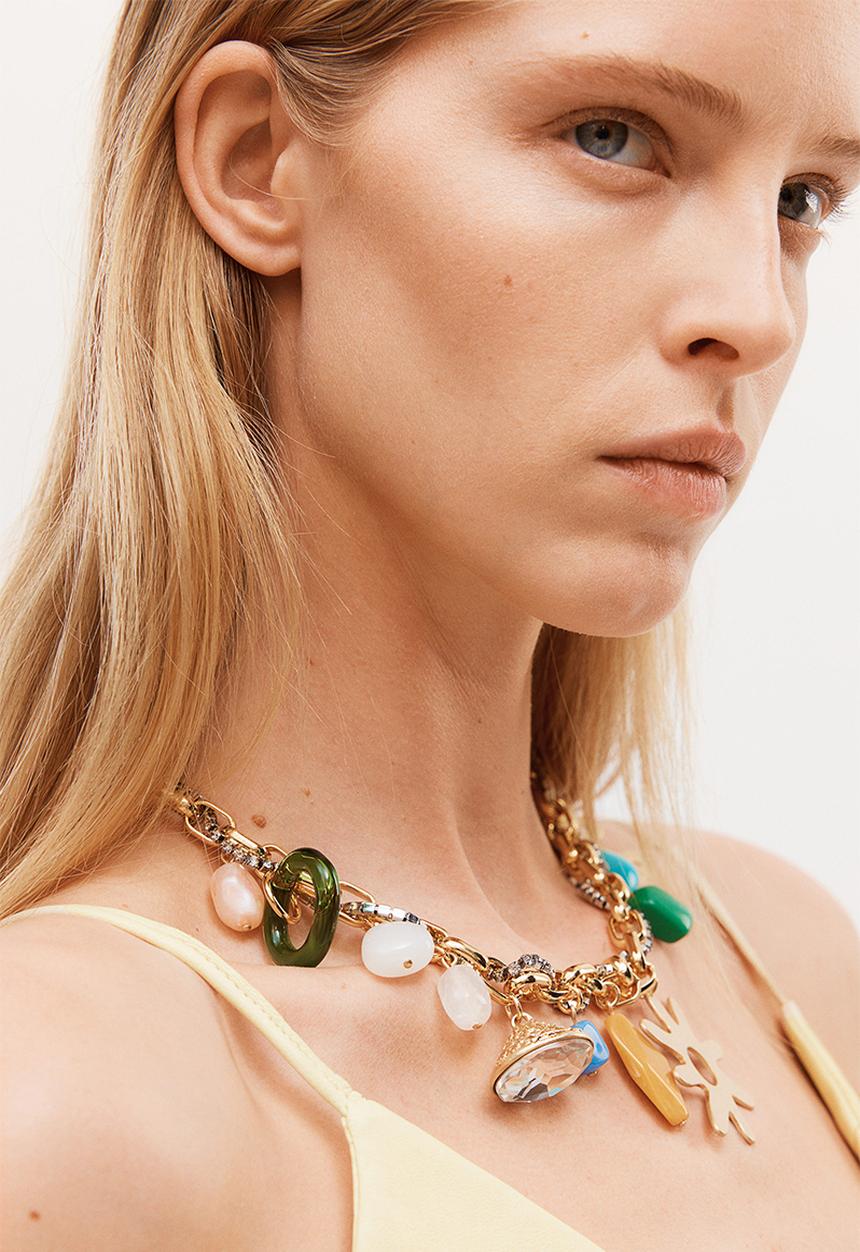 H&M - H&M Studio: Short pendant necklace - gold
