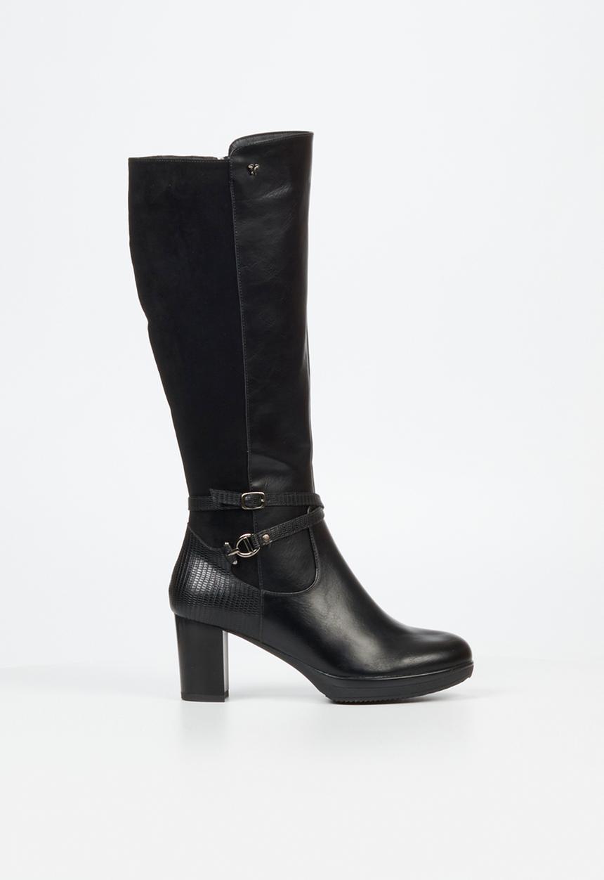 Butterfly Feet - Jadon 1 block heel boot - black