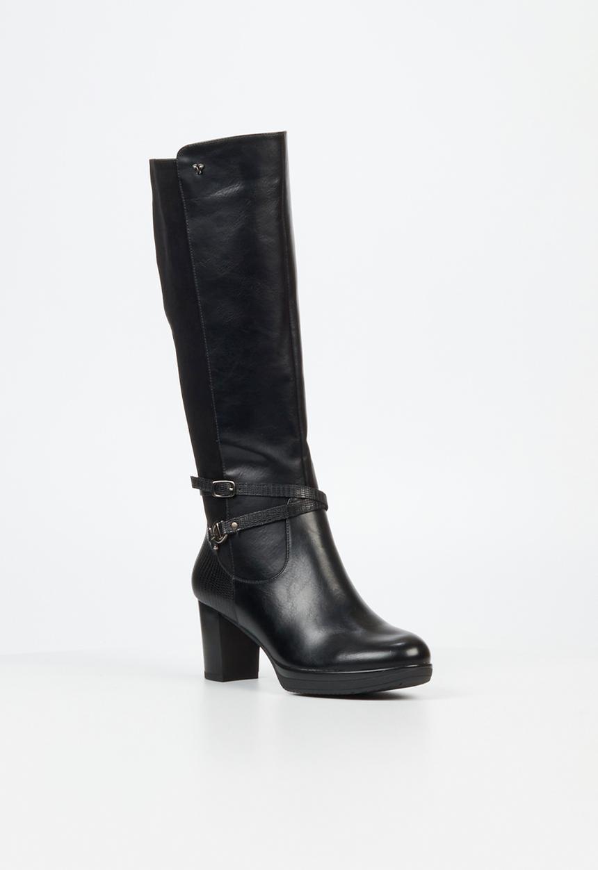 Butterfly Feet - Jadon 1 block heel boot - black