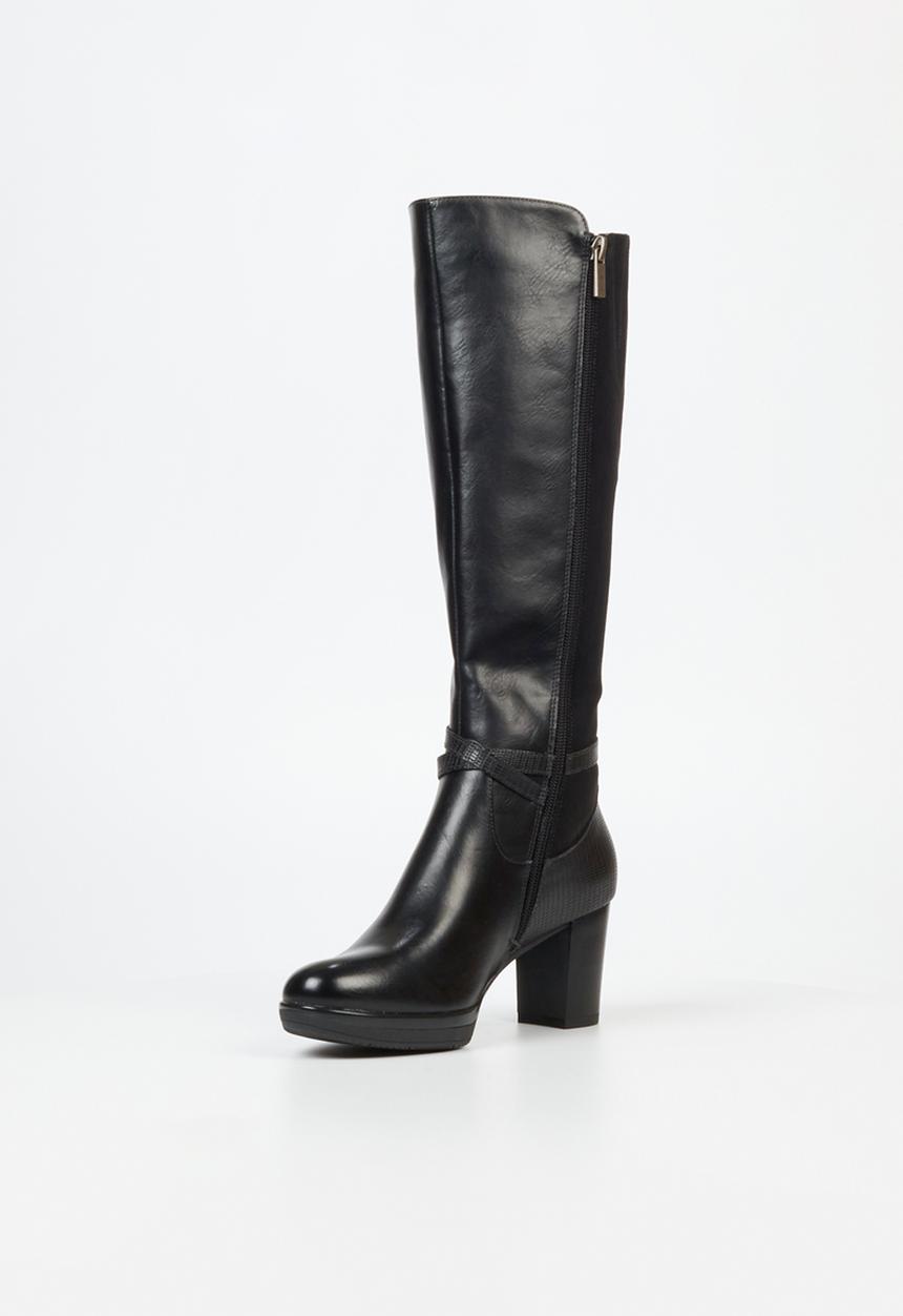 Butterfly Feet - Jadon 1 block heel boot - black