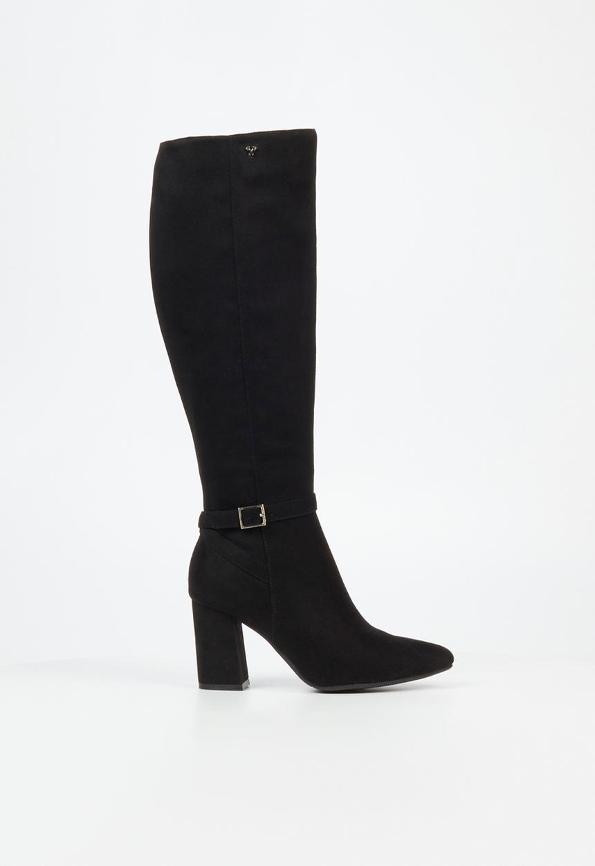 Butterfly Feet - Kiana 3 block heel boot - black