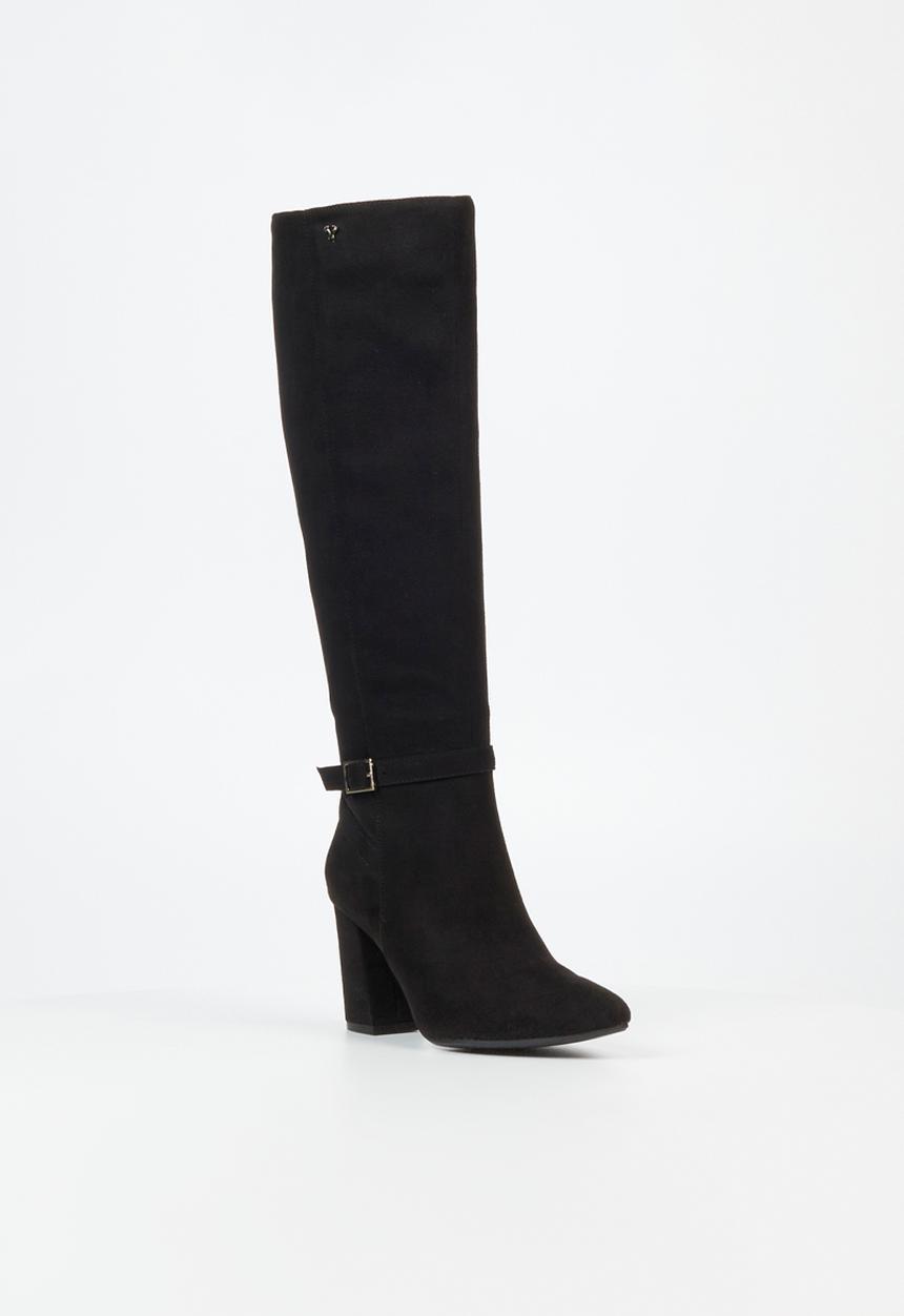 Butterfly Feet - Kiana 3 block heel boot - black
