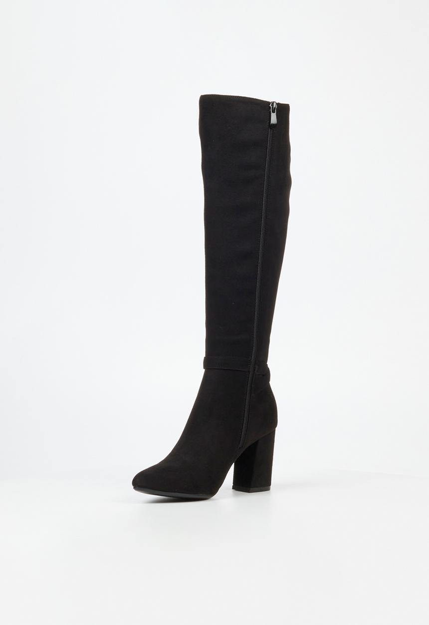 Butterfly Feet - Kiana 3 block heel boot - black