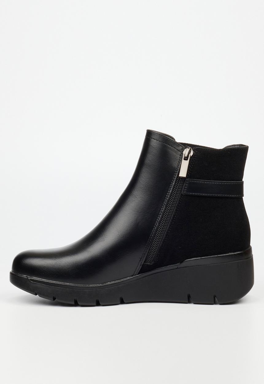 Butterfly Feet - Norva 1 wedge boot - black