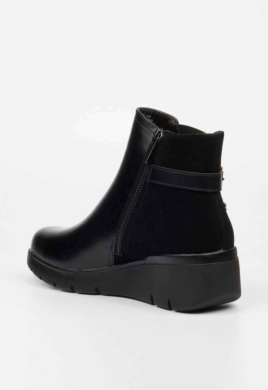 Butterfly Feet - Norva 1 wedge boot - black