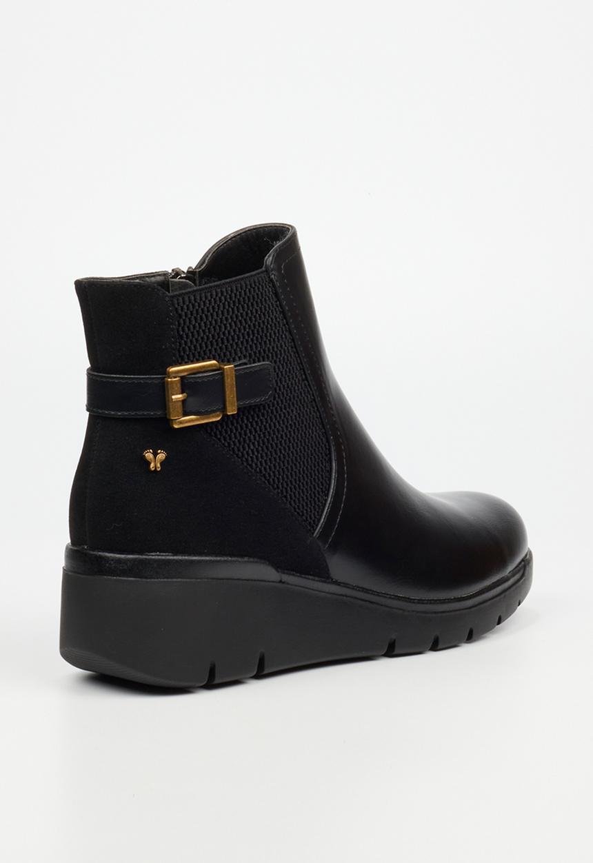 Butterfly Feet - Norva 1 wedge boot - black
