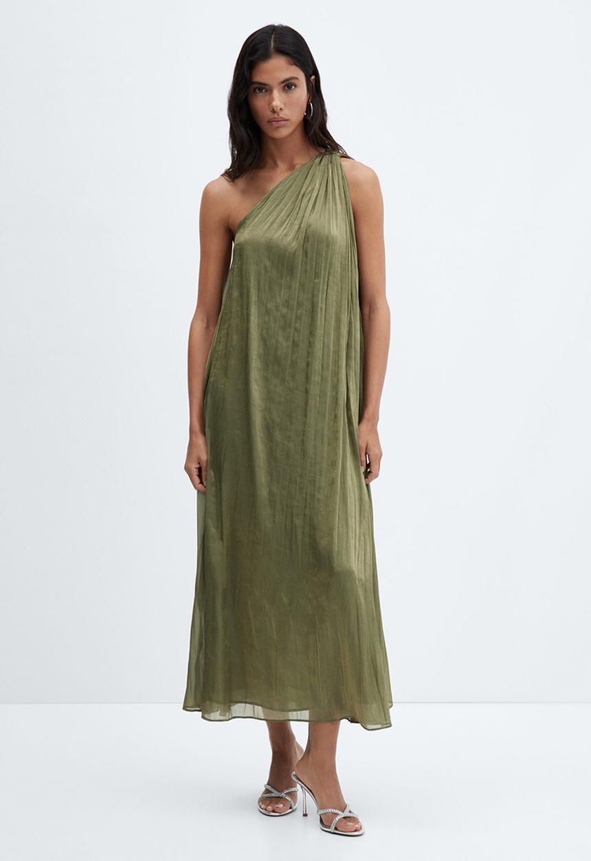 MANGO - Dress amira-a - beige/khaki