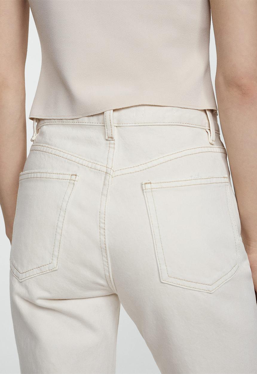 MANGO - Jeans matilda - off white