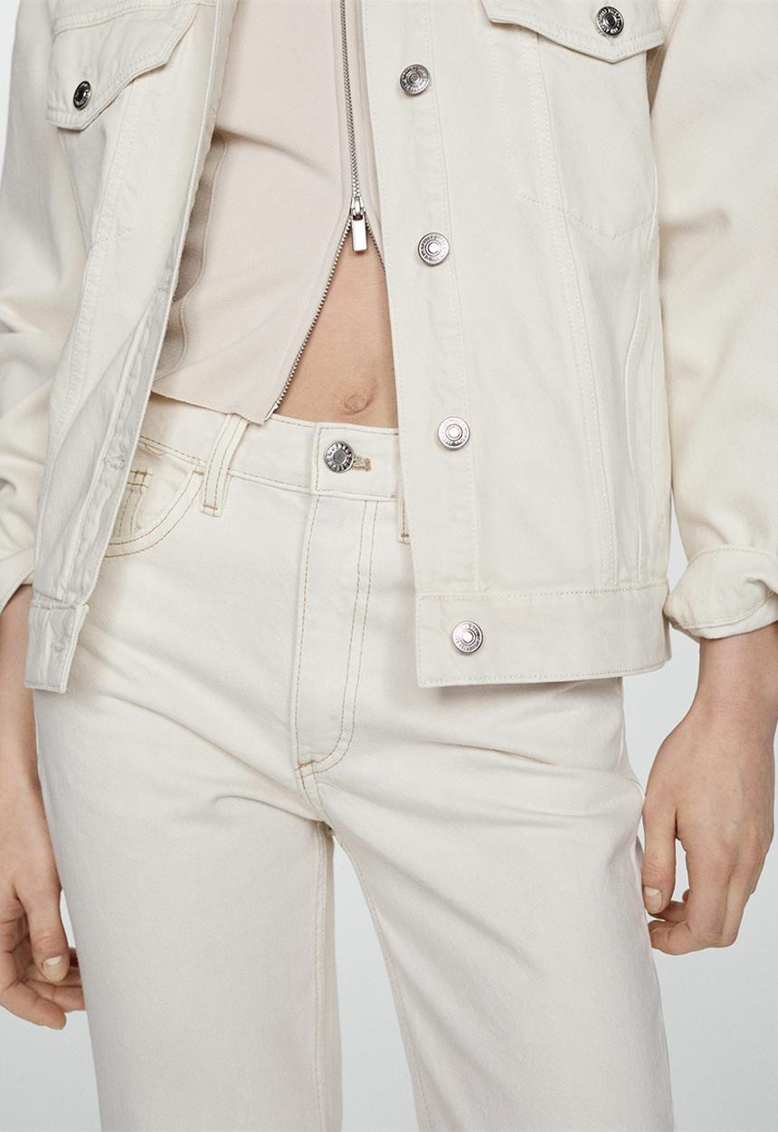 MANGO - Jeans matilda - off white